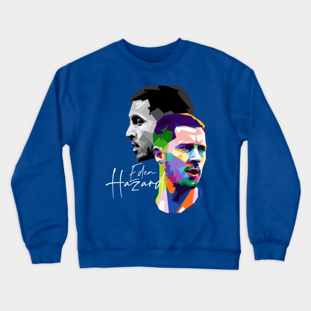 EDEN HAZARD Crewneck Sweatshirt by erikhermawann22